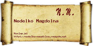 Nedelko Magdolna névjegykártya